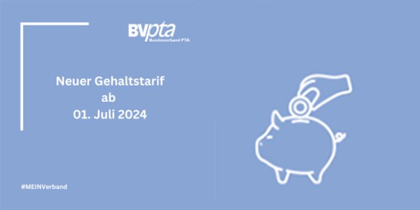 Neuer Gehaltstarif ab 01. Juli 2024